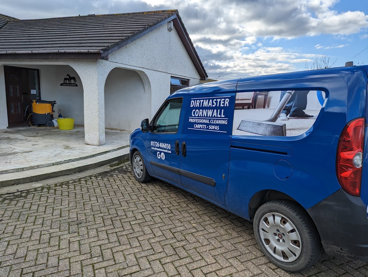 The Dirtmaster Cornwall van out on a job
